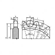 Ozubené kolo - výkres Ozubené kolo - výkres