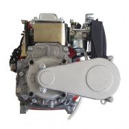 Motor na kolo - pohled z boku, levá strana (převodová skříň) Motor na kolo - pohled z boku, levá strana (převodová skříň)