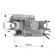 Rozměry motoru-spodek Rozměry motoru-spodek