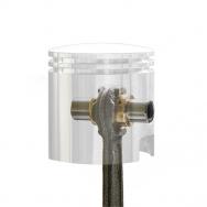 Uložení ložiska-řez Uložení ložiska-řez