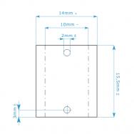 Rozměry kluzného ložiska Rozměry kluzného ložiska